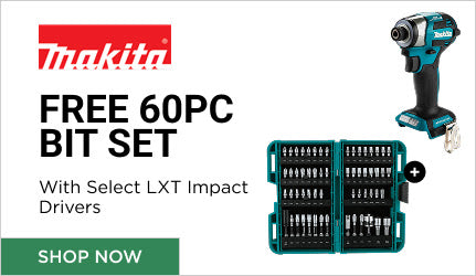 Makita - Free 60pc Bit Set with Select LXT Impact Drivers
