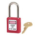 MasterLock 410RED #410 Safety Lockout Padlock - RED - 2