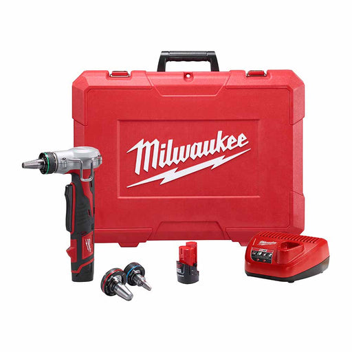 Milwaukee 2432-22 M12 ProPEX Expansion Tool Kit With 1/2", 3/4", 1" Heads - 2