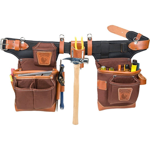 Occidental Leather 9855 Adjust-to-Fit FatLip Tool Belt Set - Cafe