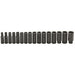 Wright Tool 467 1/2" Drive 16 Piece 6 Point Metric Impact Set