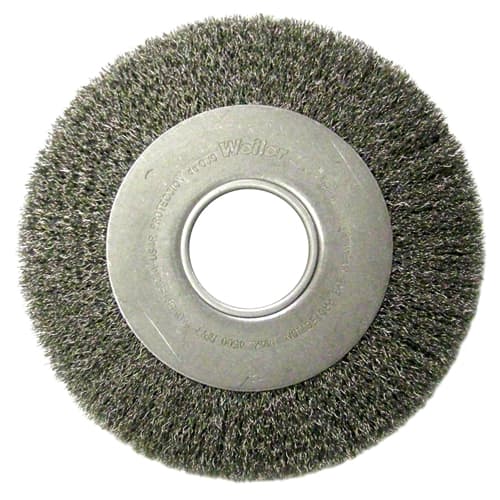 Weiler 06100 8" Medium Crimped Wire Wheel, .0104, 2" A.H. - My Tool Store