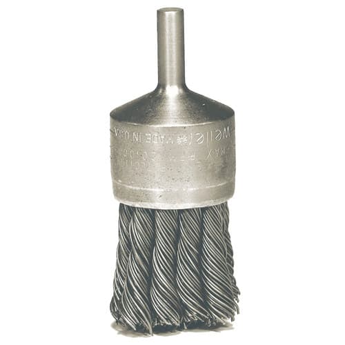 Weiler 10027 1-1/8" Knot Wire End Brush, .014 - My Tool Store