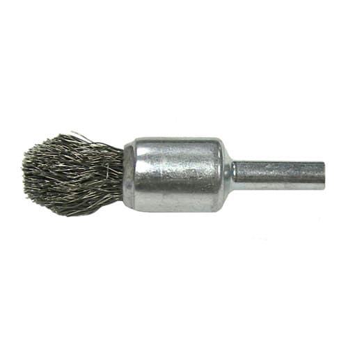Weiler 10313 1/2" Crimped Wire, Controlled Flare End Brush, .0104SS, Packs of 10 - My Tool Store