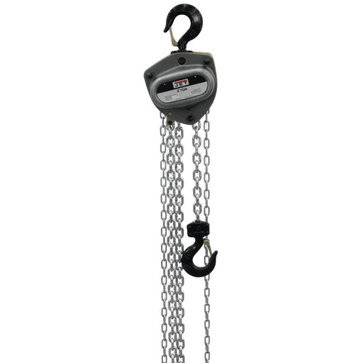 Jet JT9-206121 L-100-200WO-20 2-Ton Hand Chain Hoist 20' Lift, Overload Protection - My Tool Store