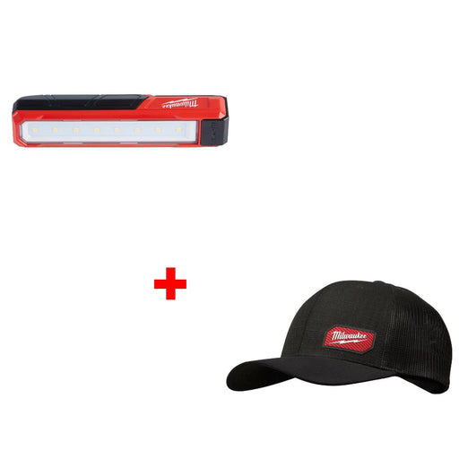 Milwaukee 2112-21 USB Rechargeable Flood Light w/ FREE 505B GRIDIRON Trucker Hat - My Tool Store