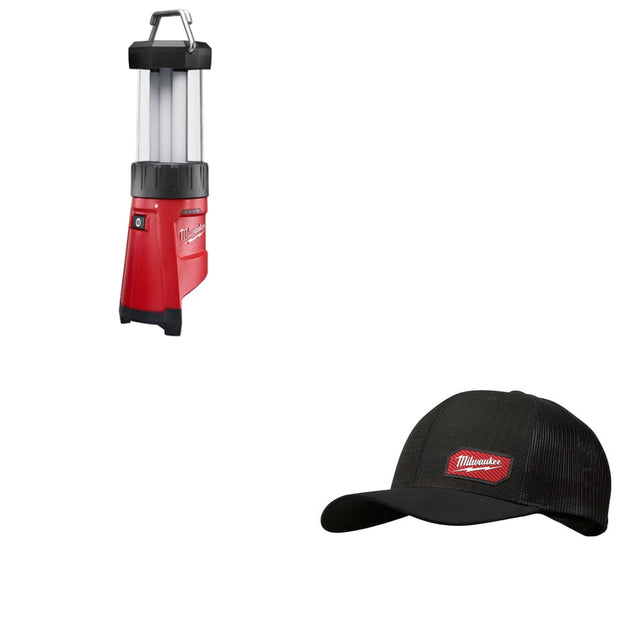 Milwaukee 2362-20 M12 LED Lantern/Flood Light w/ FREE 505B Snapback Trucker Hat