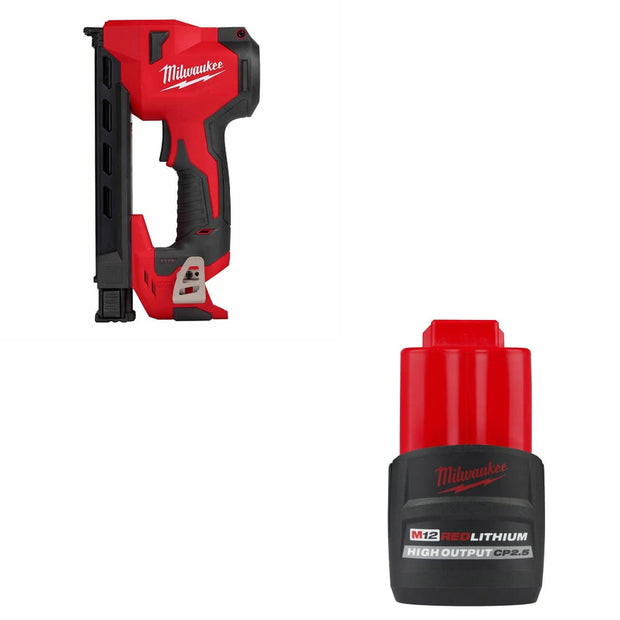 Milwaukee 2448-20 M12 Cable Stapler w/ FREE 48-11-2425 M12 CP2.5 Battery Pack