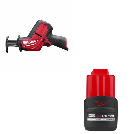 Milwaukee 2520-20 M12 FUEL Recip Saw, Bare w/ FREE 48-11-2425 M12 Battery Pack - My Tool Store