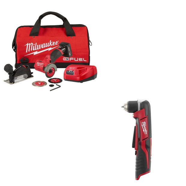 Milwaukee 2522-21XC M12 FUEL Cut Off Tool Kit w/ FREE 2415-20 M12 Drill Driver