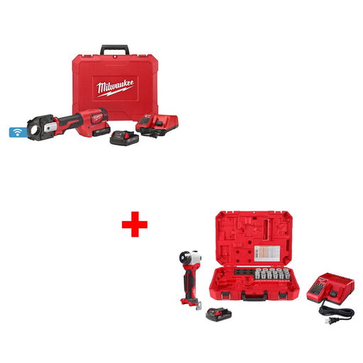 Milwaukee 2679-22 M18 Crimper Kit w/ FREE 2935CU-21S M18 Cable Stripper Kit - My Tool Store