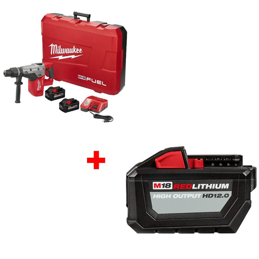Milwaukee 2717-22HD M18 FUEL Rotary Hammer Kit w/ FREE 48-11-1812 Battery Pack - My Tool Store