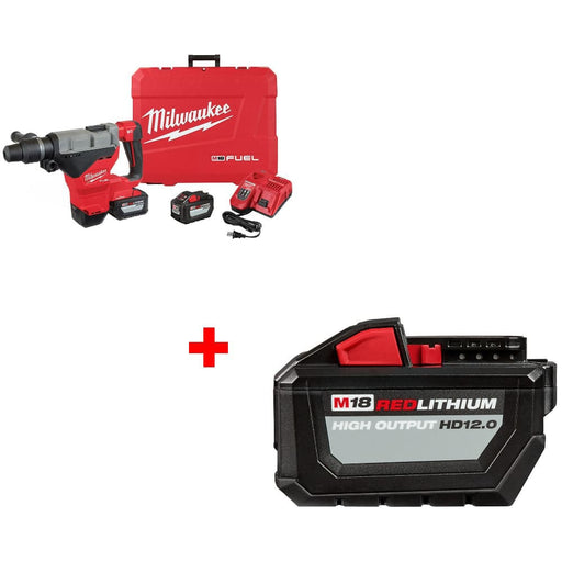 Milwaukee 2718-22HD M18 FUEL Rotary Hammer Kit w/ FREE 48-11-1812 Battery Pack - My Tool Store