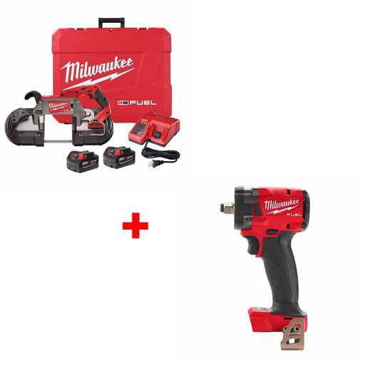 Milwaukee 2729-22 M18 FUEL Band Saw KIT w/ FREE 2855-20 M18 1/2" Impact Wrench - My Tool Store