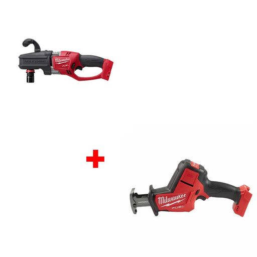 Milwaukee 2808-20 M18 FUEL Right Angle Drill w/ FREE 2719-20 M18 FUEL Hackzall - My Tool Store
