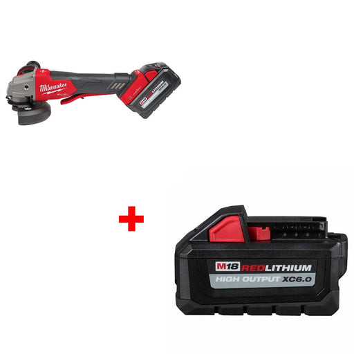 Milwaukee 2882-22 M18 FUEL Grinder Kit w/ FREE 48-11-1865 M18 Battery Pack - My Tool Store