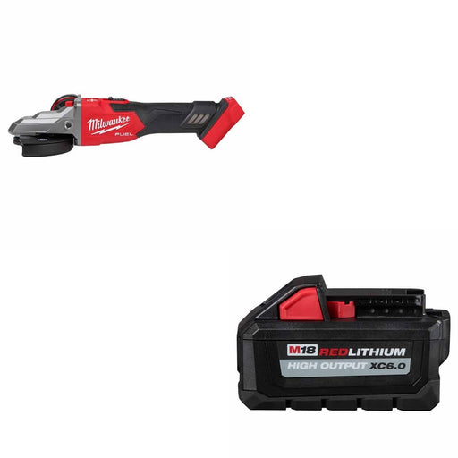 Milwaukee 2887-20 M18 FUEL 5" Grinder w/ FREE 48-11-1865 M18 XC6.0 Battery Pack - My Tool Store