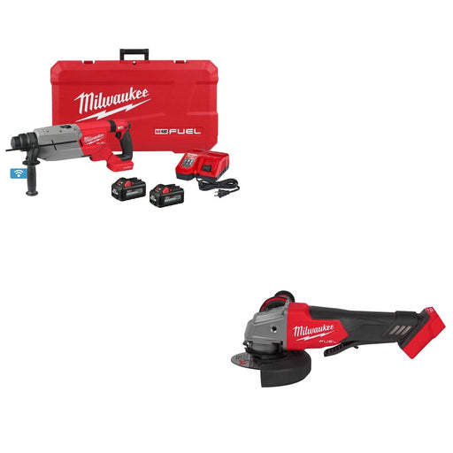 Milwaukee 2916-22 M18 FUEL Rotary Hammer Kit w/ FREE 2880-20 M18 FUEL Grinder - My Tool Store