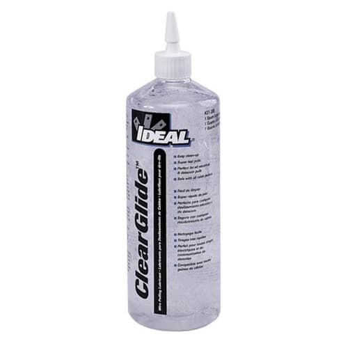 IDEAL 31-388 ClearGlide Wire Pulling Lubricant 1-Quart Squeeze Bottle
