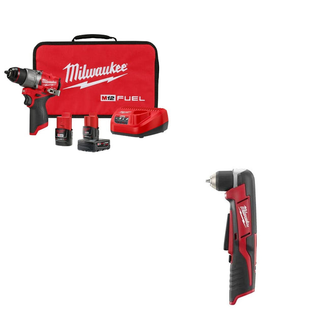Milwaukee 3404-22 M12 FUEL Drill/Driver Kit w/ FREE 2415-20 M12 Drill Driver