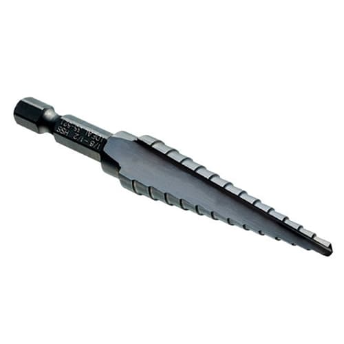 IDEAL 35-521 Quick Change Step Drill Bit, 1/8" - 1/2" - My Tool Store