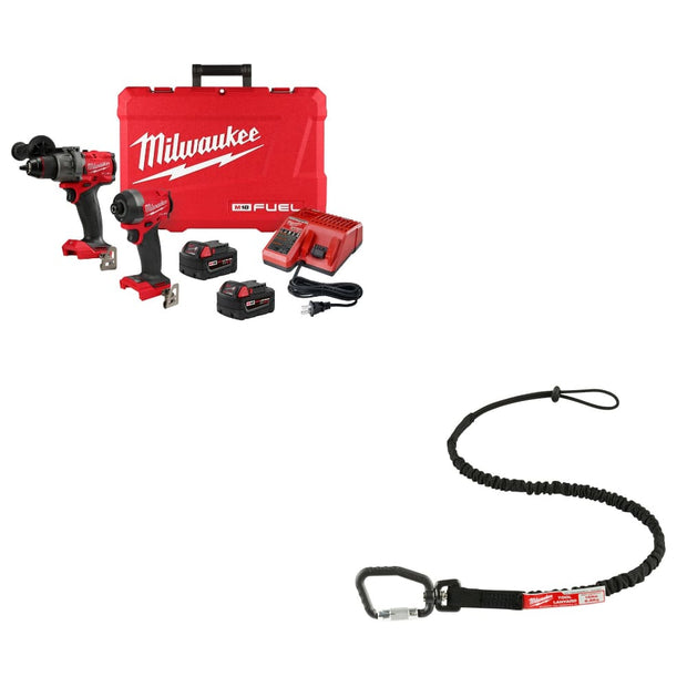 Milwaukee 3697-22 M18 FUEL 2-Tool Combo Kit w/ 48-22-8815 15 lb 36.3" Lanyard