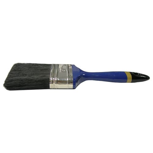 Weiler 40010 4" Varnish Brush, Black China Bristle Fill, 3" B.L., Blue Foam Handle, Packs of 12