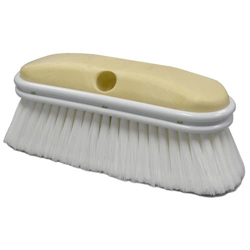 Weiler 9-1/2in Truck Wash Brush with out Handle Flagged White