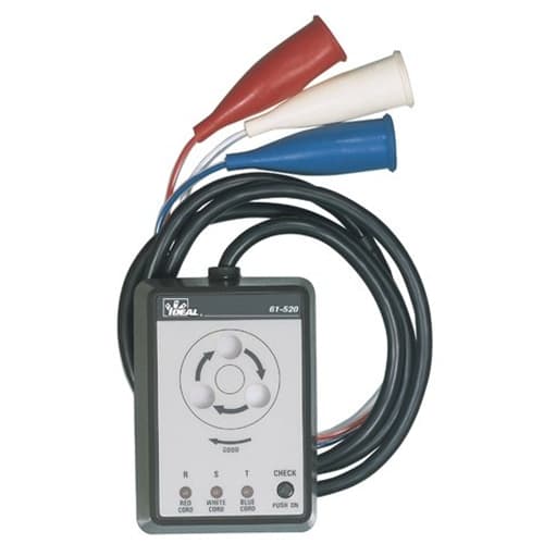 Ideal 61-520 3-Phase Motor Rotation Tester