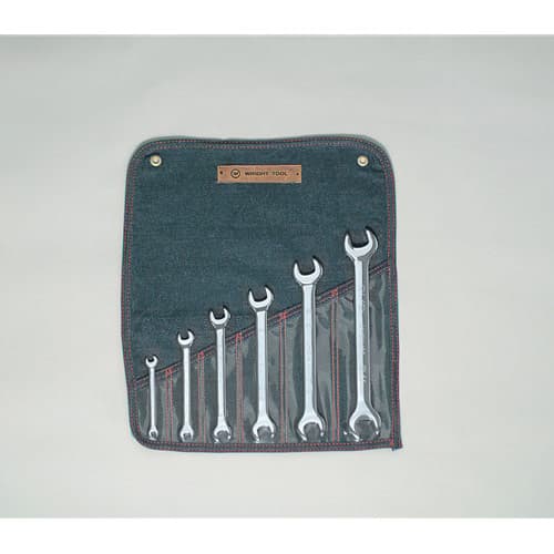 Wright Tool 736 6 Piece Open End Wrench Set 1/4" - 15/16"