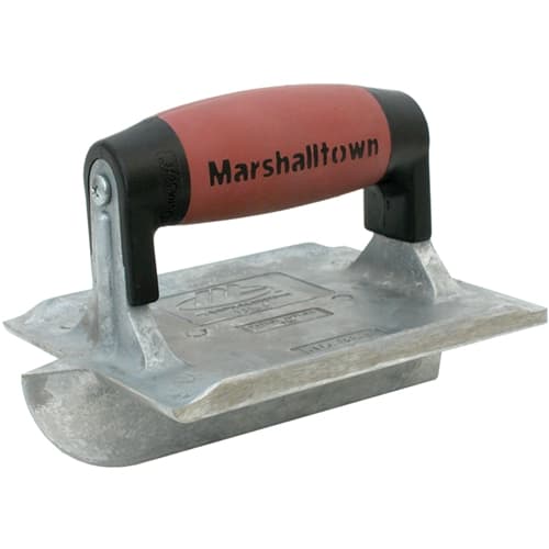MarshallTown 868D 14111 - 6 X 4 3/8 Zinc Groover; 1-1/2D X 3/4-DuraSoft Hdl - My Tool Store