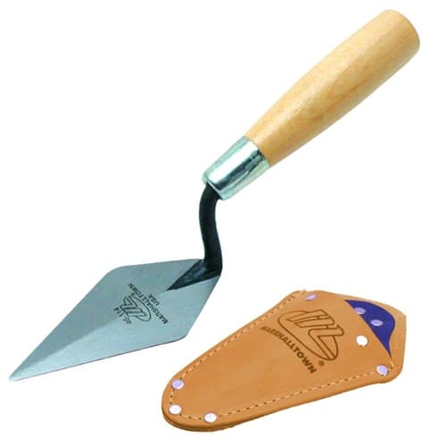 MarshallTown ATH114S 16942 - Archaeology Trowel-4" Stiff London Style Pointing Trowel w/Holster - My Tool Store