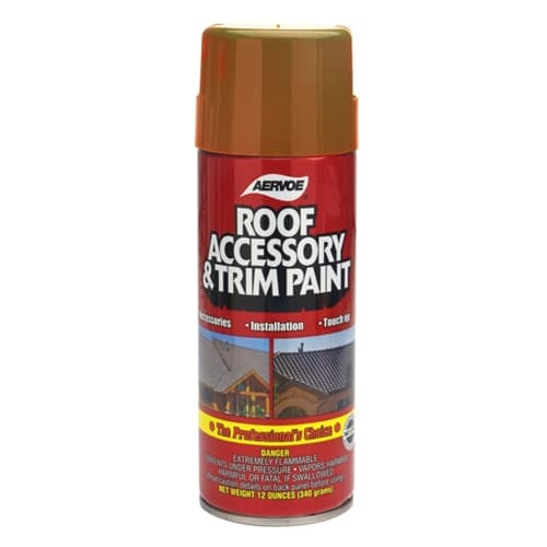 Aervoe 1603 12 oz. Rustic Brown Roof Accessory and Trim Paint - My Tool Store