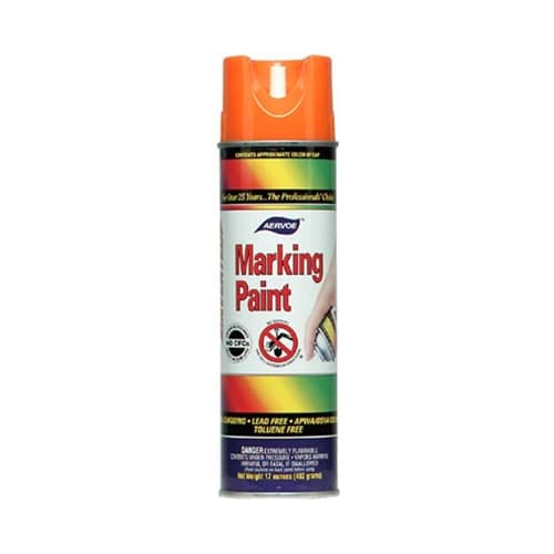 Aervoe 205 Orange Marking Spray Paint, 20 oz