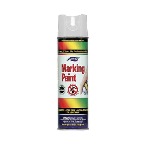 Aervoe 207 White Survey Marking Spray Paint, 20 oz - My Tool Store