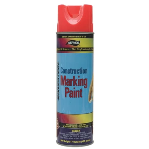 Aervoe 256 15 oz. Red Construction Marking Paint - My Tool Store