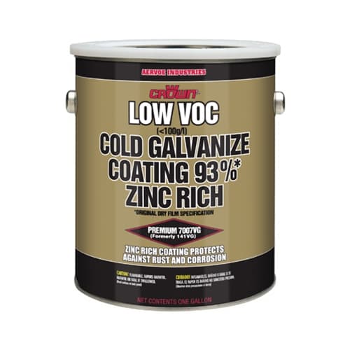 Aervoe 7007G Cold Galvanizing Compound 93% Zinc-Rich USDA Category 21, Gallon Can - My Tool Store