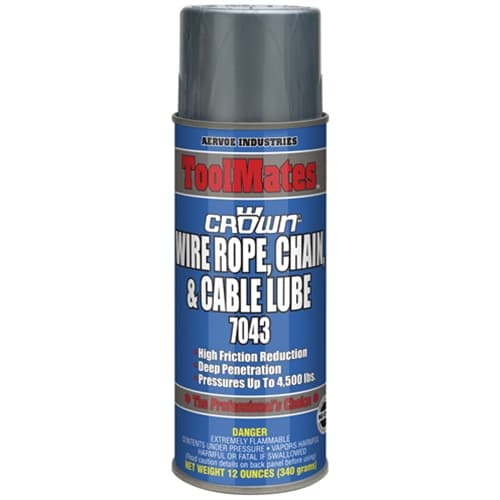 Aervoe 7043 Wire Rope Chain & Cable High Grade Lubricating Oil, 16 oz