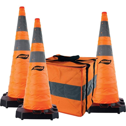 Aervoe 1187-3 36" H.D. Collapsible Safety Cone, 3 Pack - My Tool Store