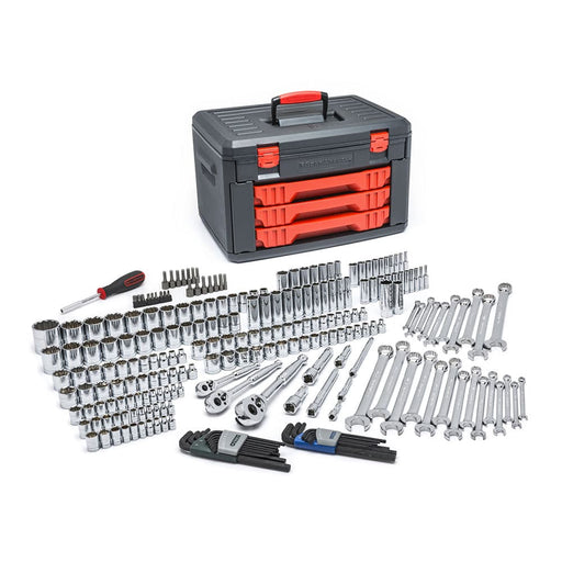 GearWrench 80942 239 Piece 1/4, 3/8, & 1/2" Drive SAE/Metric Mechanics Tool Set - My Tool Store