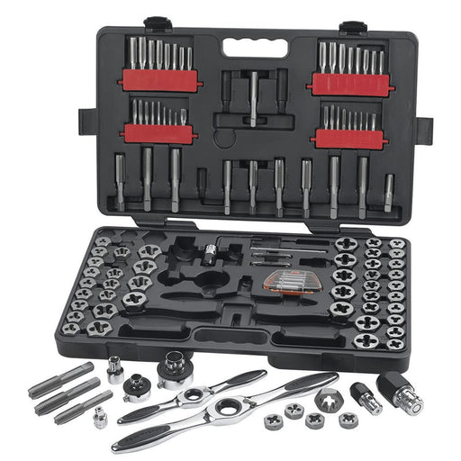 GearWrench 82812 114 Pc. SAE/Metric Ratcheting Tap and Die Set - My Tool Store