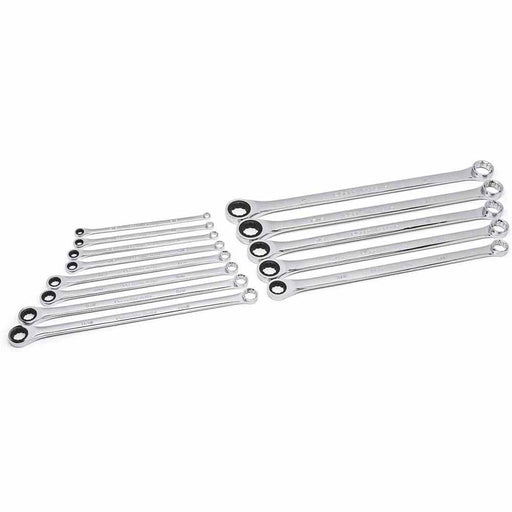 GearWrench 85999 13 Pc. 72-Tooth 12 Point XL GearBox Double Box Ratcheting SAE Wrench Set - My Tool Store