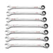 GearWrench 86452 7 Pc. 120XP Universal Spline XL Ratcheting Combination SAE Wrench Set - My Tool Store