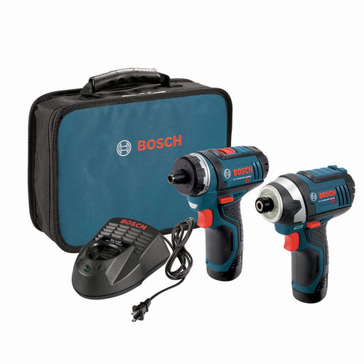 Bosch CLPK27-120 12V Max Lithium-Ion Pocket Driver and Impact Driver 2-Piece Combo Kit - My Tool Store