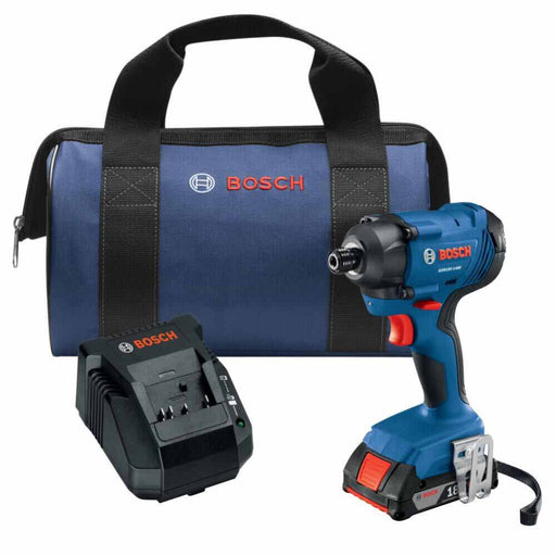 Bosch GDR18V-1400B12 18V 1/4 In. Hex Impact Driver w/ (1) 2.0 Ah Slimpack Battery - My Tool Store
