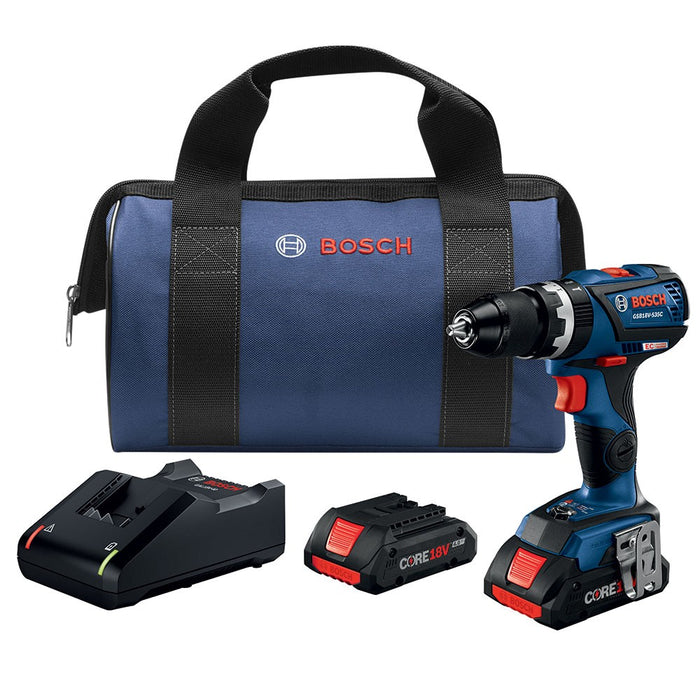 Bosch GSB18V-535CB25 18V Compact Tough 1/2" Hammer Drill/Driver Kit w/Batteries - My Tool Store
