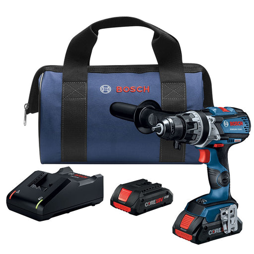 Bosch GSB18V-755CB25 18V EC Brushlss Connected-Ready 1/2" Hammer Drill/Driver Kit - My Tool Store