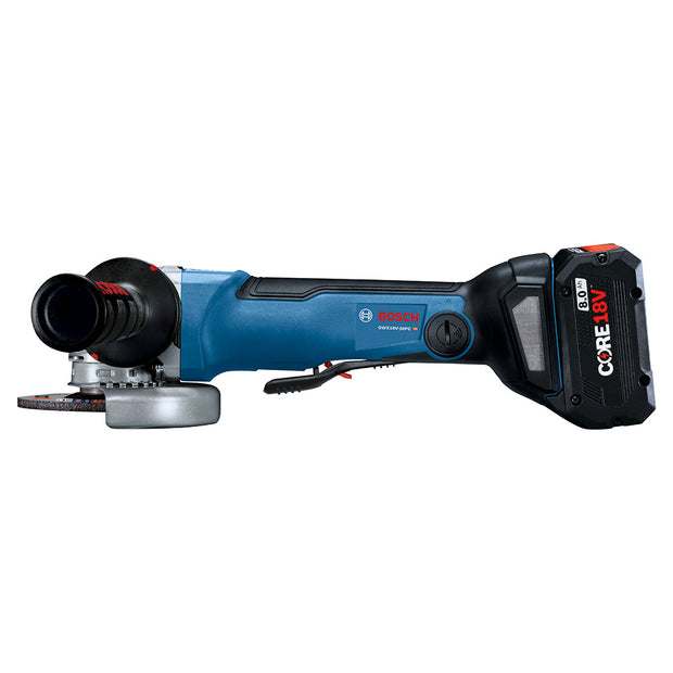 Bosch GWX18V-50PCN 4-1/2"-5" 18V X-Lock Angle Grinder with No Lock-on Paddle Switch, Bare