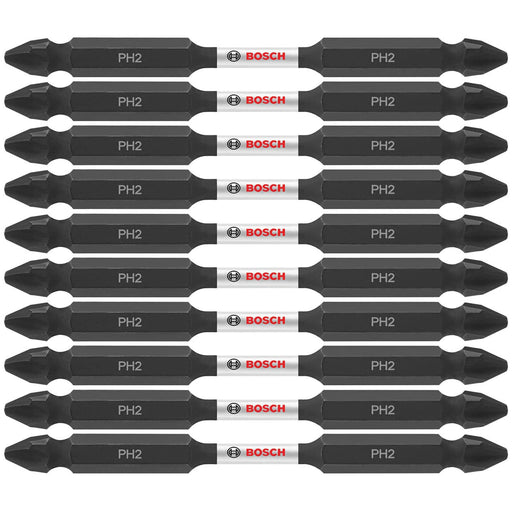 Bosch ITDEPH235B 10-Pc Impact Tough 3.5" Phillips #2 Double-Ended Bits - My Tool Store