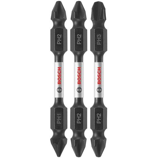 Bosch ITDEPHV2503 3 pc. Impact Tough 2.5 In. Phillips Double-Ended Bit Set - My Tool Store
